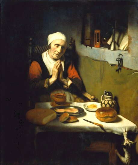 Old Woman Praying (Prayer without End) Nicholas Maes